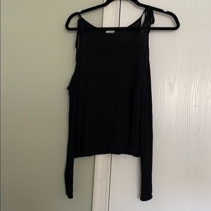 Garage Black Peep Shoulder Sweater